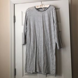 3/4 sleeve stripe dress